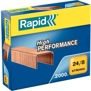 Rapid Hæfteklamme Strong 24/8 kobb 2000