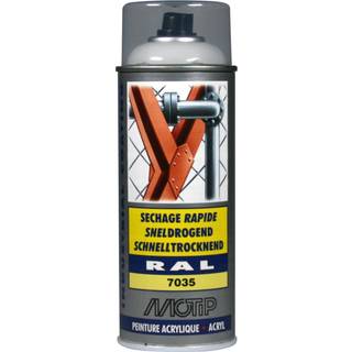 Spraymaling RAL 7035 Høj Glans Lysgrå Motip 07034 400ML