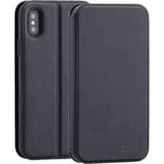 3sixT Slimfolio Flip Cover iPhone X/Xs - Sort