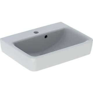 Geberit Renova Plan Håndvask 50 x 38 cm m/hanehul og overløb i hvid