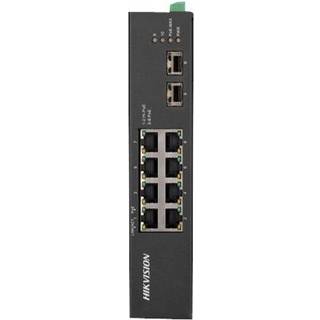 Hikvision Switch, 8+2 port, gigabit, l2, hi-poe