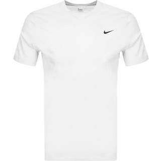 Nike Dri-FIT-fitness-T-shirt til mænd - hvid - L