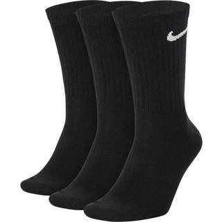 Nike Nike | Everyday Lightweight Crew Socks | Black Black - Størrelse: S - BLACK/WHITE - Black - S