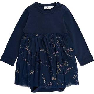 The New Siblings - Ally Aria l/s Dress - Navy Blazer - 86 = 1/2 år