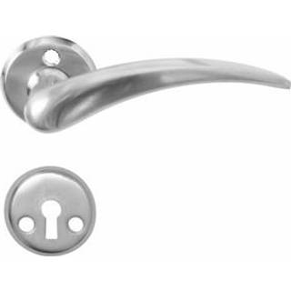 Home>it Dørgreb i børstet krom