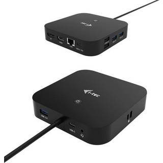 i-tec USB-C HDMI DP Docking Station with Power Delivery 100 W + Universal Charger 100 W