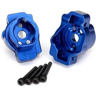 TRAXXAS 8256X Portal Drive Axle Mount Rear Alu Blue (2) TRX-4