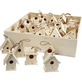 Fuglehuse, H: 7 cm, 6x10 stk./ 1 pk.
