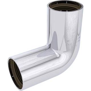 Faluplast 2910376 Bøjning 90°, forkromet 40 mm