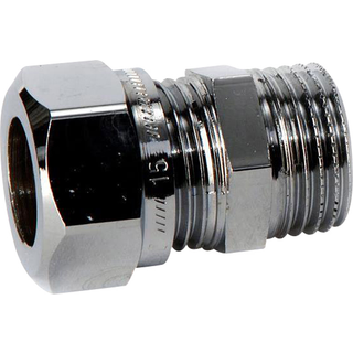Vatette FG032043420 Klemringskobling lige, forkromet, udvendigt gevind 12mm x G10