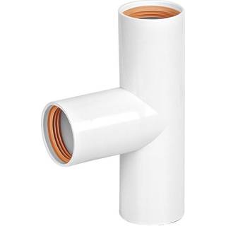Faluplast 2316119 T-stykke 3 ærmer, med gummipakning 32 mm