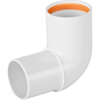 Faluplast 2316169 Bøjning 50 mm, skær/glat ende
