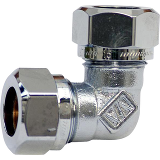 Vatette FG034040320 Overgangsvinkel 90°, forkromet 12 x 10 mm