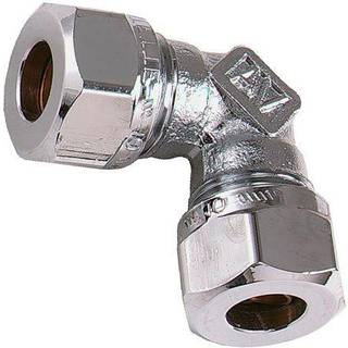 Vatette FG034080020 Overgangsvinkel 90°, forkromet 18 mm