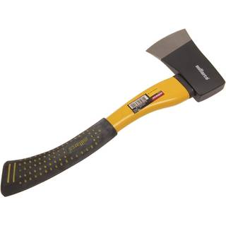 Økse med glasfiberskaft 38cm. 600 g.