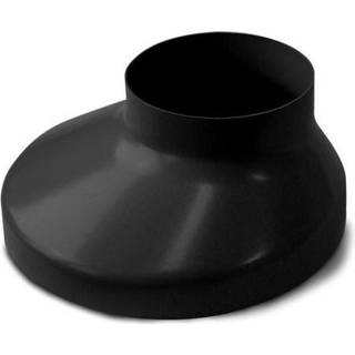 Plastmo plast 130 mm brøndkrave 90 mm i sort
