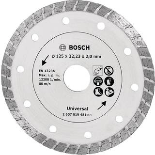 Bosch Diamantskæreskive 125mm Pl Turbo - 2607019481 ✓ På lager - klar til levering og afhentning