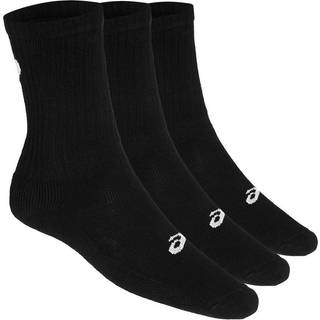 ASICS Crew Sports Socks 3 Pack - Black, White, Size 35-38 - black