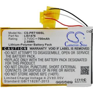 Batteri til bl.a. Sony PRS-T1 / PRS-T2 / PRS-T3E (Kompatibelt)