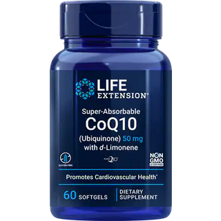 Superabsorberbar CoQ10 med d-Limonene, 50 mg - 60 softgels
