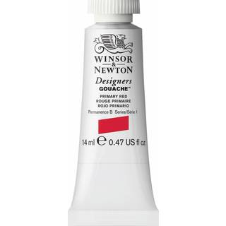 Winsor & newton designers gouache primary red serie 1 0605524 14ml