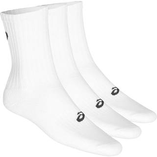 ASICS Crew Sports Socks 3 Pack - White, Black, Size 47-49 - white