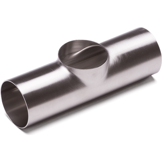 T-stykke DS KORT 316L SATIN Ø51X1,2