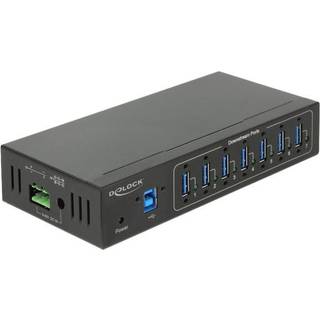 Delock Ekstern Hub USB-A 3.0 - 15 kV ESD-beskyttelse - 7 vejs
