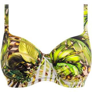 Fantasie Kabini Oasis UW Full Cup Bikini Top - Green/Patterned - E 75