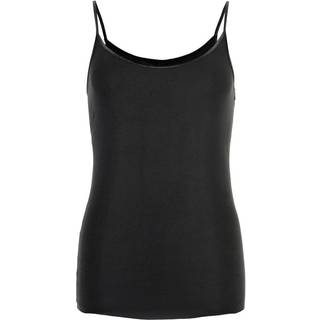 Schiesser Spaghetti top, sort, Størrelse: 42, Dame