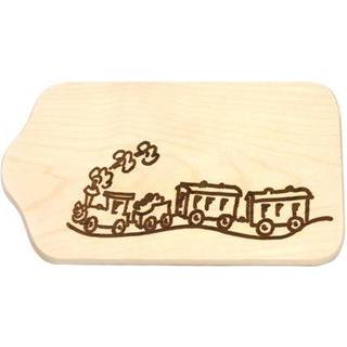 Biogan Smørebræt Med Jernbane 13x23 cm Bøg (1 stk)