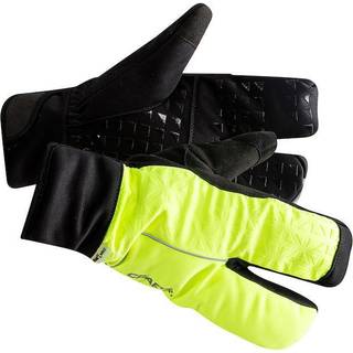 Craft Siberian Split finger handsker sort/fluo - Størrelse X-Small