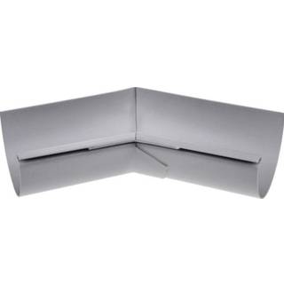 Plastmo indvendig gering, PVC, grå, 45° - nr. 10