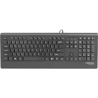 Natec Barracuda - keyboard - US - black - Tastatur - Amerikansk engelsk - Sort