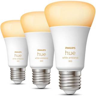 Philips Hue A60 - E27 pærer - 800lm - 3-pak - White Ambiance