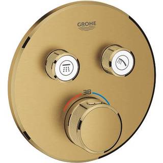 Grohe Grohtherm SmartControl Termostat til indbygning med to ventiler i børstet messing