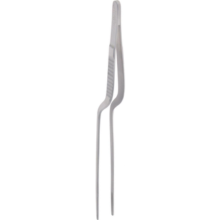 de Buyer Pinzette 20 cm doppelt gekröpft - Edelstahl - Silber