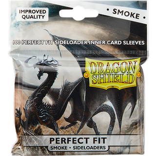 Dragon Shield - 100 Sideloading Perfect Fit Sleeves - Smoke