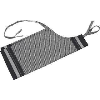 Tekstiler Jumbo Forklæde 90 x 80 cm Sort/natur striber