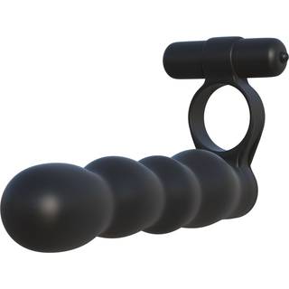 Pipedream Fantasy C-Ringz Posable Partner Double Penetrator Black