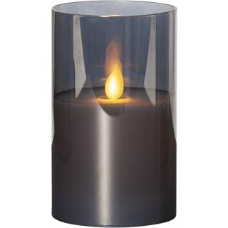 Star Trading - LED -bloklys M -Twinkle - 12,5 cm - Hvid