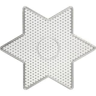 Stor Stjerne Perleplade 15x15 cm - 10 stk.
