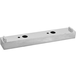 Faluplast 17315 Spacer blok 10 x 100 mm, til tredobbelt klips, krom