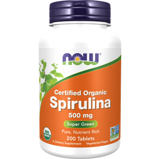 NOW Foods Økologisk Spirulina 500 mg