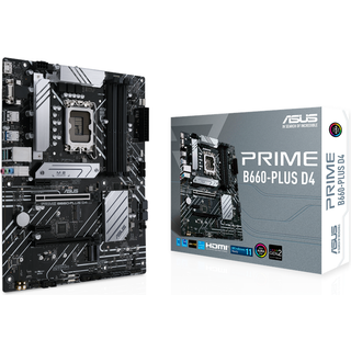 ASUS PRIME B660-PLUS D4 Bundkort - Intel B660 - Intel LGA1700 socket - DDR4 RAM - ATX