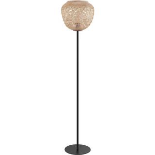 EGLO DEMBLEBY gulvlampe, sort/brun