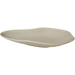 Broste Copenhagen Limfjord tallerken 14x24 cm Soft brown