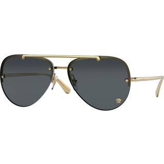 Versace Kvinde VE2231 100287 Solbriller Metal Guld Grå Pilot Normal