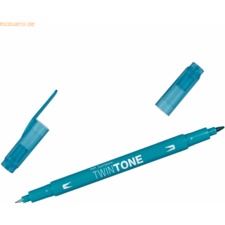 Tombow Marker TwinTone turquoise blue 0,3/0,8