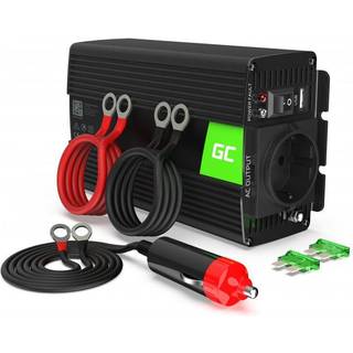 Green Cell Inverter til bil 24V til 230V, 500W/1000W Ren sinus